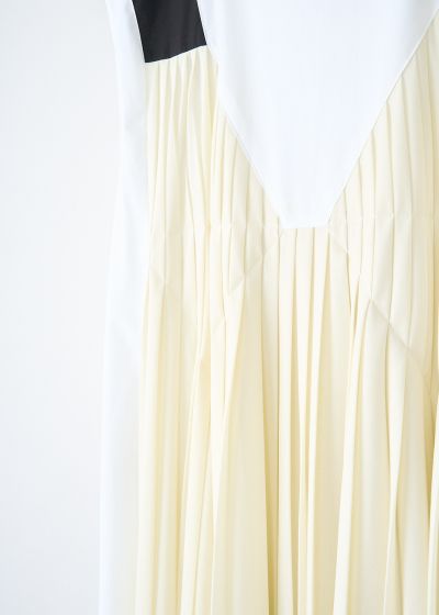 Plan C Butter yellow pleated maxi dress