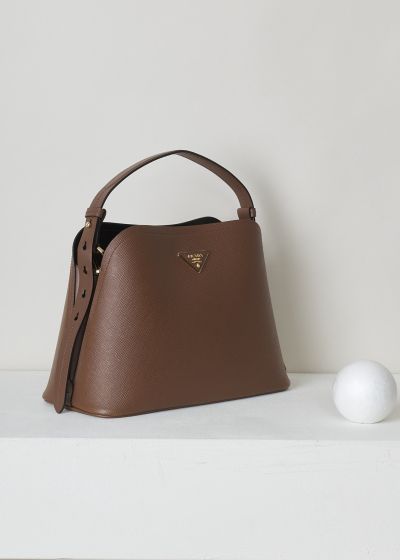 Prada Small Matinée shoulder bag in brown 