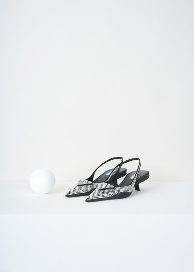 Prada Bejeweled slingback pumps