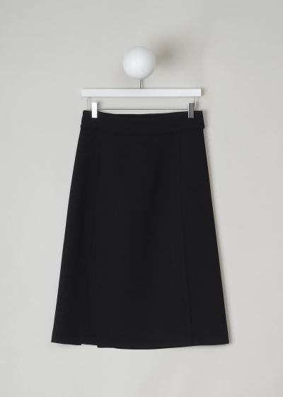 Prada Black A-line midi skirt  photo 2