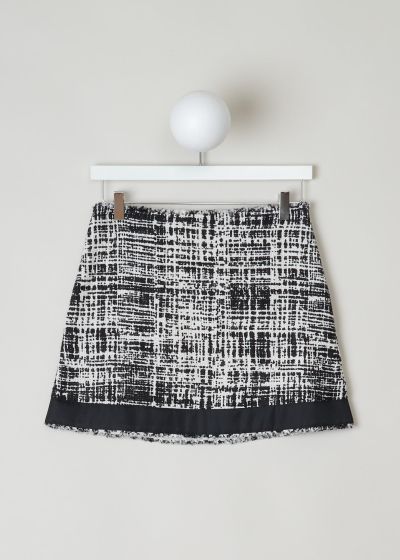 Prada Black and white tweed mini skirt photo 2