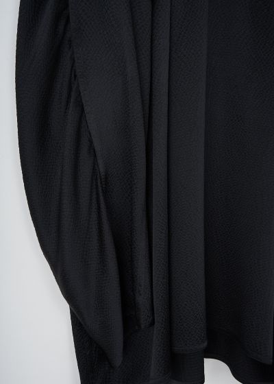 Sofie d'Hoore Hammered silk Baker top in black