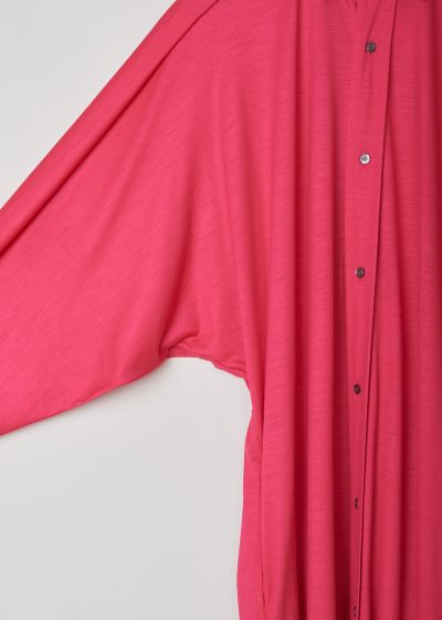 Sofie d’Hoore Fuchsia colored shirt dress