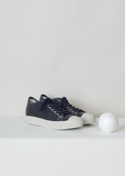 Sofie d’Hoore Midnight blue leather shoes