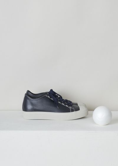 Sofie d’Hoore Midnight blue leather shoes photo 2