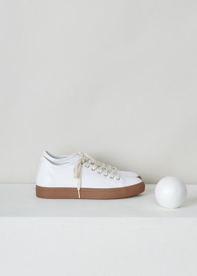 Sofie d’Hoore White leather Frida sneakers photo 2