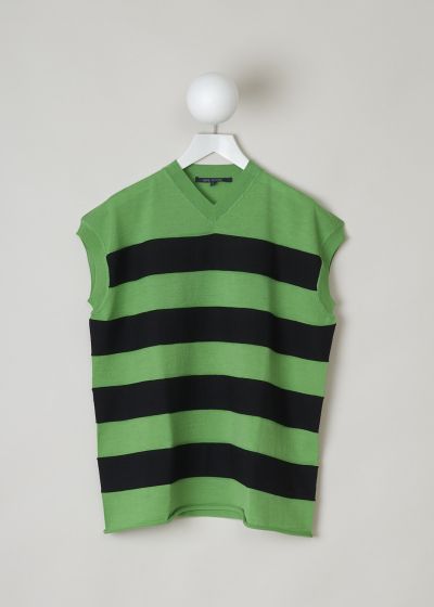 Sofie d’Hoore Green and black striped vest  photo 2