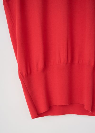 The Row Bright red Zoey top