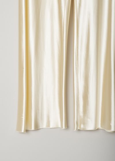 The Row Satin Gala pants in vanilla