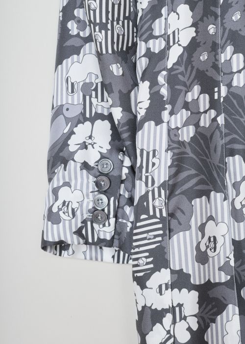 Thom Browne Sunny floral print pleated dress