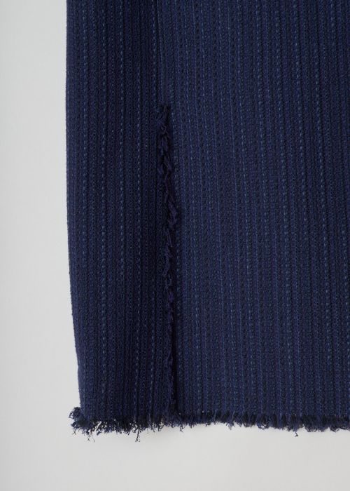 Thom Browne Blue knitted pencil skirt 