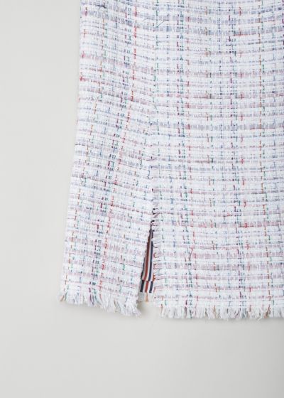 Thom Browne Low-rise ribbon tweed pencil skirt