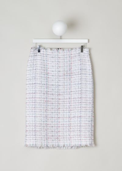 Thom Browne Low-rise ribbon tweed pencil skirt photo 2