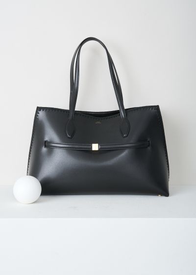 Toteme Black leather lounge tote photo 2