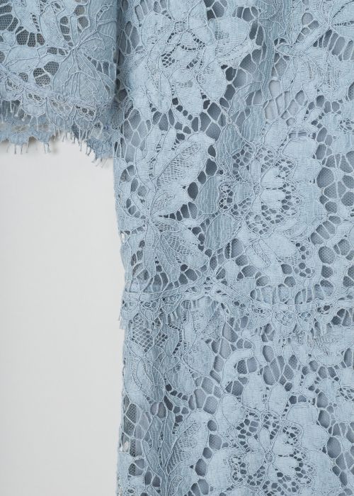 Valentino Light blue lace dress