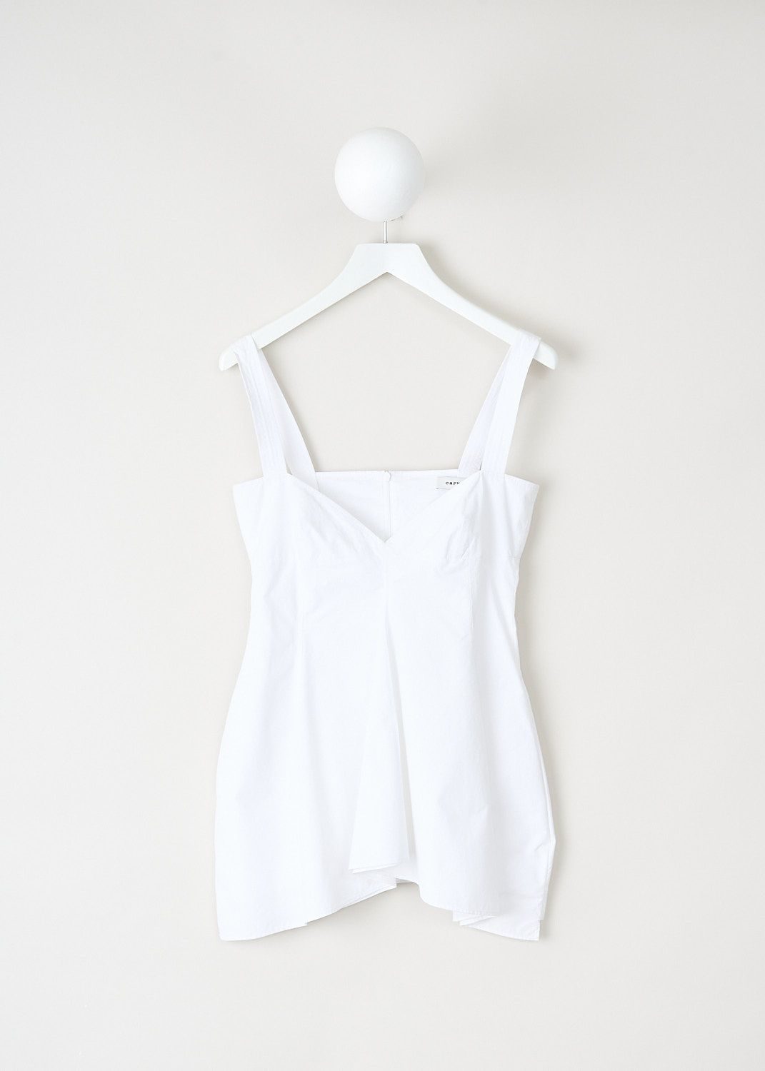 Carven White peplum top at Kiki's Stocksale in Maastricht

